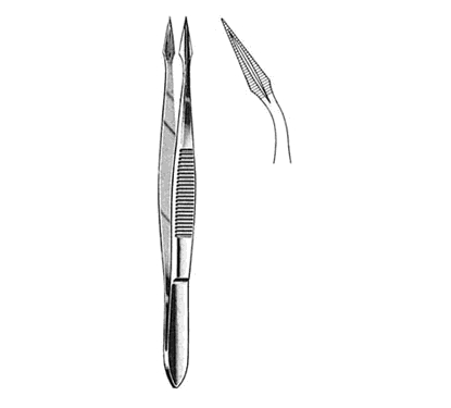 Walter-Carmalt Splinter Forceps 10.5 cm, Curved