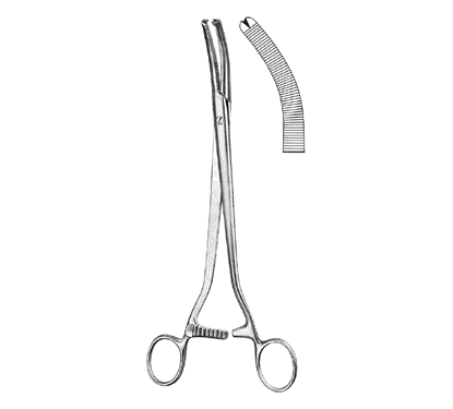 Werthiem Clamp Forceps 24.0 cm, Extra Strong