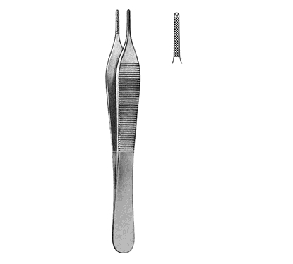 Adson Dissecting Forceps 15.0 cm, Carb-Bite, Normal Profile