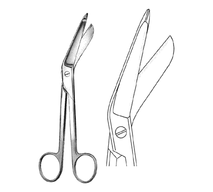 Lister Bandage Scissors 18.0 cm with Carb-Edges