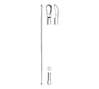 Moynihan Gall Stone Probes 34.0 cm, Malleable