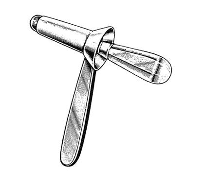 Kelly Sphincteroscope, Diameter 5.1 cm x 2.5 cm, Tapering to 2.1 cm