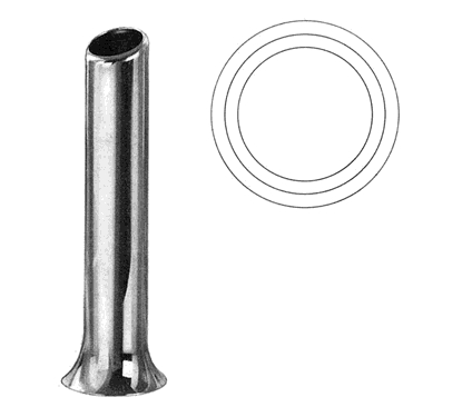 Fergusson Metal Speculum, Tubular Shape, 25 mm