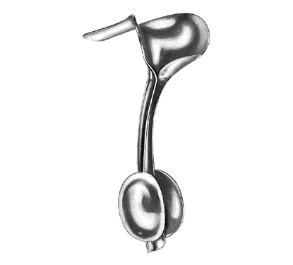 Auvard Vaginal Speculum 80 mm x 38 mm, Complete, With Removable Weight