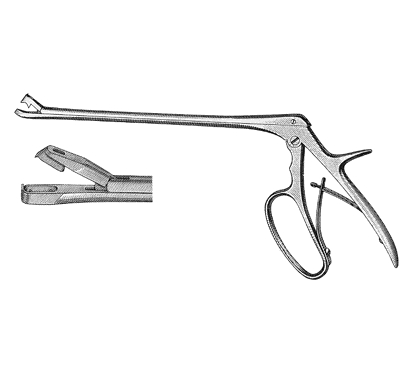 Tischler Cervical Biopsy And Specimen Forceps 22.0 cm, Rounded Jaws, 3 mm x 7 mm Bite