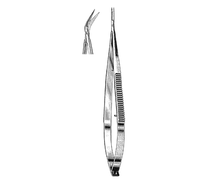 Jacobson Scissors 18.5 cm, Straight Handle, Angled on Side