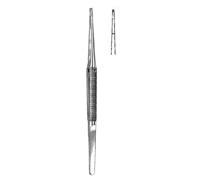 Micro Suture Tying Forceps 15.0 cm, with Platform Round Handle, Straight