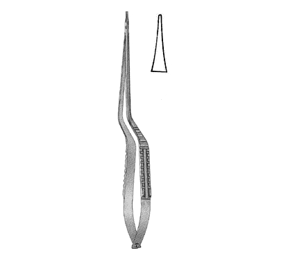 Yasargil Needle Holder 22.0 cm, Bayonet Handle, Straight Jaws