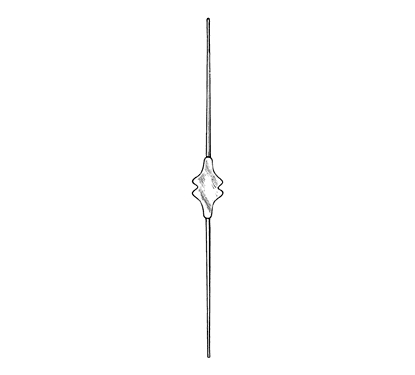 Bowman Lacrimal Probes 12.4 cm, Double-Ended, Silver, Sizes 0000-000