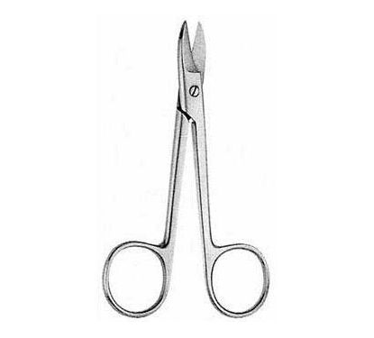 Beebee Crown Scissors 10 cm Curved, Smooth
