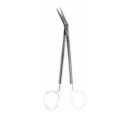 Locklin Scissors 16 cm Straight Handles, Serrated, T/C Inserts