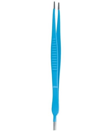 Dissecting Diathermy Forceps 7" (17.8 cm) Tip Size: 0.3 mm, 0.5 mm, 1.0 mm, 1.5 mm, 2.0 mm