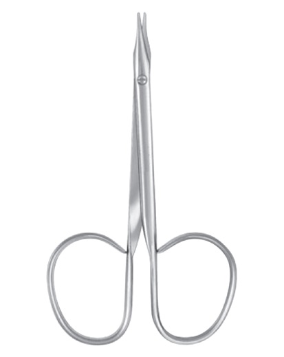 Stevens Tenotomy Scissors, ribbon type, blunt tips, curved