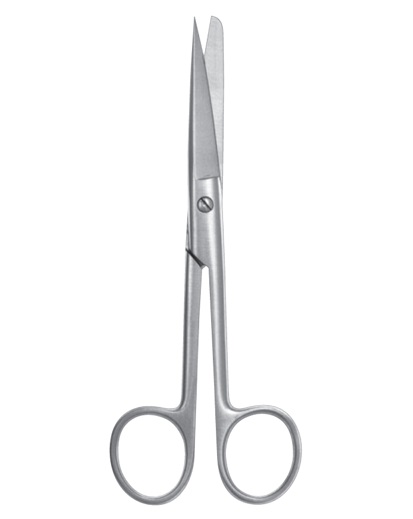 Utility Scissors, Sharp-Blunt, 14.5cm, straight