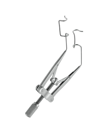 Lieberman Eye Speculum, K-wire, adjustable mechanism, 15mm blades, standard